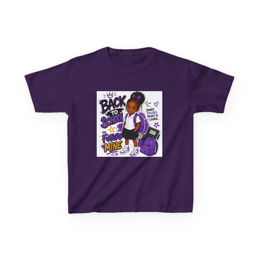 Back to school girl purple