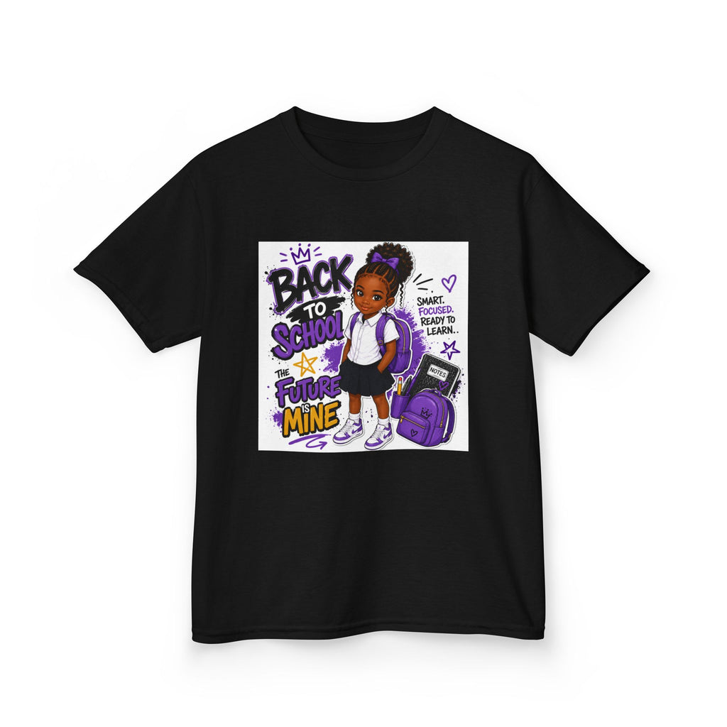 Back to school girl purple