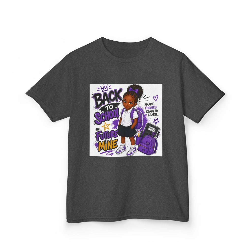 Back to school girl purple