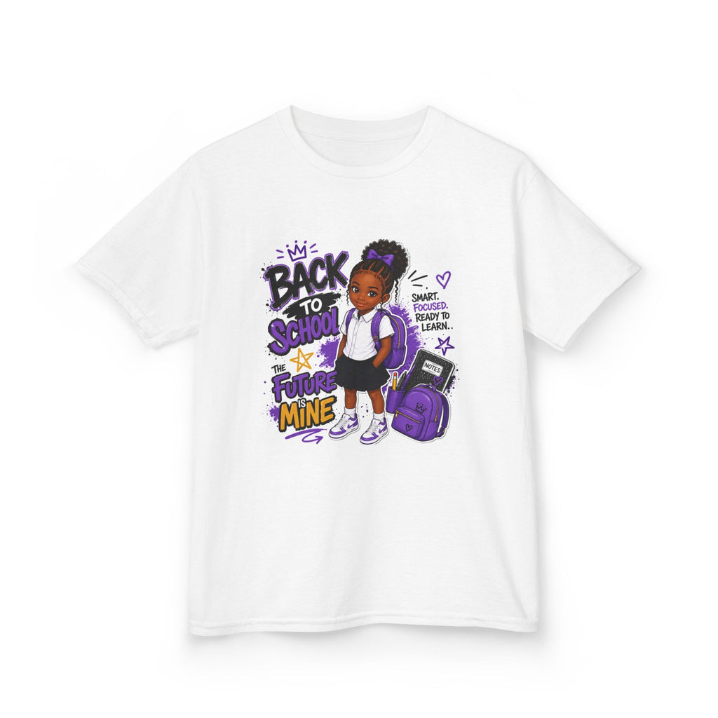 Back to school girl purple