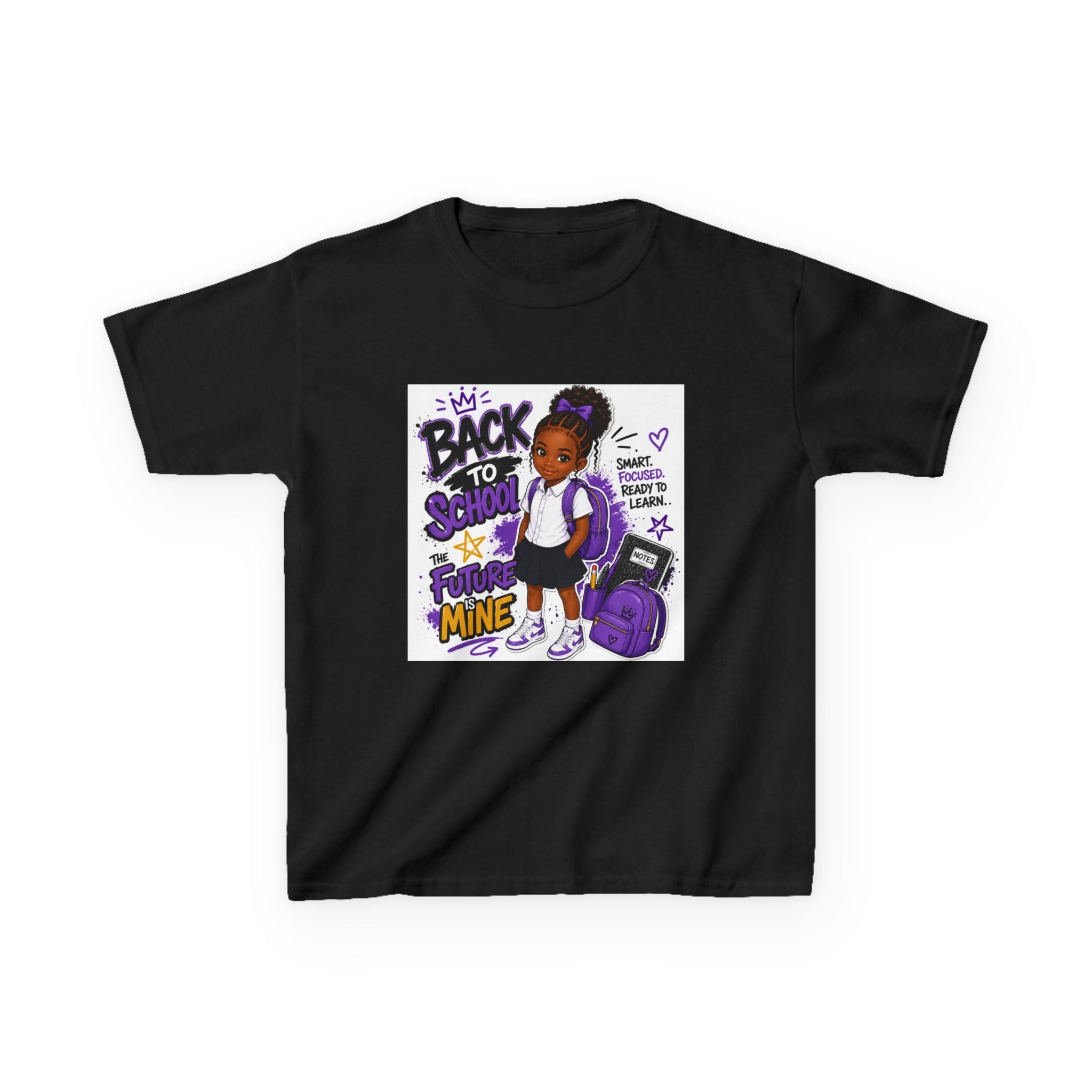 Back to school girl purple