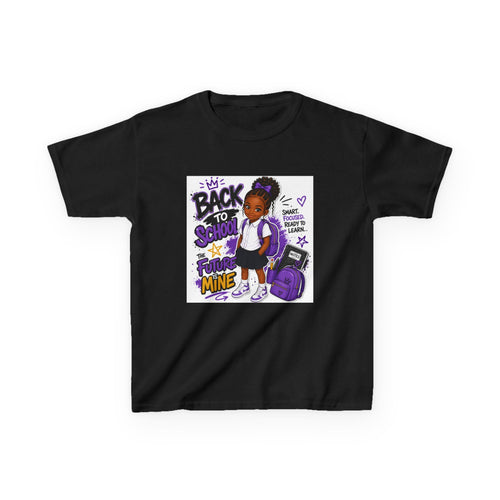 Back to school girl purple